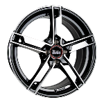 Jante Mam W4 18x7.5 ET44 5/112 Black Front Polish