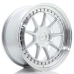 Jante JR Wheels JR47 19x8,5 ET15-35- 5 Trous sur mesure- Silver w/ Machined Lip