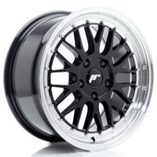 Jante JR Wheels JR23 17x8 ET35- 5x120- Gloss Black w/ Machined Lip