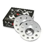 Jeu de 2 Cales 15mm pour Alfa Romeo 159 de 2005 a 2011 avec bague de centrage