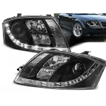 Paire de feux phares Audi TT 8N de 1999 a 2006 Daylight led noir
