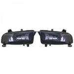 Paire feux Phares Antibrouillard Audi A4 B8 2011 a 2015 Fume