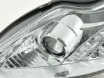 Paire de feux phares Design Led Ford Focus 2 C307 de 08-10 Chrome