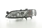 Paire de feux phares Daylight Led DRL Opel vectra B 95 a 99 chrome