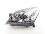 Paire de feux phares Daylight Led Opel Astra H 04-09 Chrome