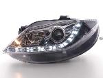 Paire de feux phares Daylight DRL Led Seat Ibiza 6J 08-12 Chrome