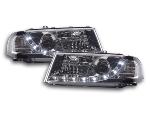 Paire de feux phares Daylight Led Skoda Octavia 1U 01-04 Chrome