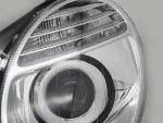 Feu phare Gauche Adaptable Mercedes W211 de 2006 a 2009 Chrome Halogene