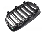 Grille calandre BMW serie 1 F20/F21 de 2011 a 2014 Noir Mat Double Barres