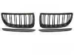 Calandre Avant BMW Serie 3 E90/E91 de 2005 a 2008 Noir Mat Double Barres