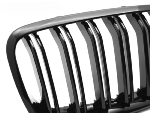 Grille calandre BMW X5 E70 de 2007 a 2013 Noir Brillant Double barres