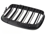 Grille calandre BMW X6 E71 de 2008 a 2014 Noir Mat Double barres