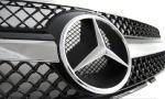Grille calandre Mercedes SL R230 01-06 noir chrome