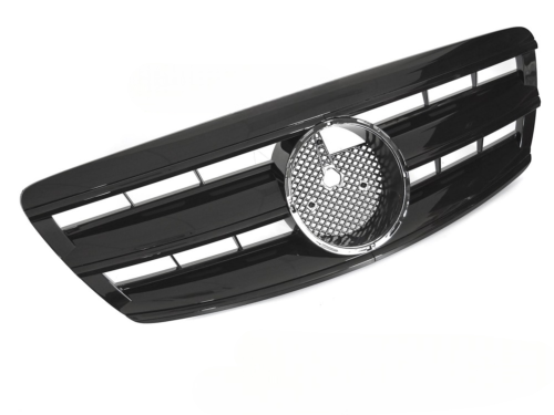Grille calandre Mercedes Classe S W220 de 2002 a 2005 Noir Brillant