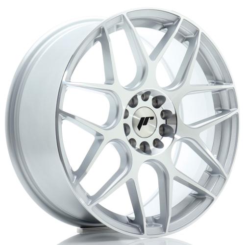 Jante JR Wheels JR18 18x7,5 ET40 - 5x112 / 5x114.3 - Silver Machined face