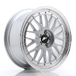 Jante JR Wheels JR23 18x8 ET35 5x100 Hyper Silver w/Machined Lip