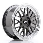 Jante JR Wheels JR23 18x8 ET30-45 BLANK Hyper Gray w/Machined Lip