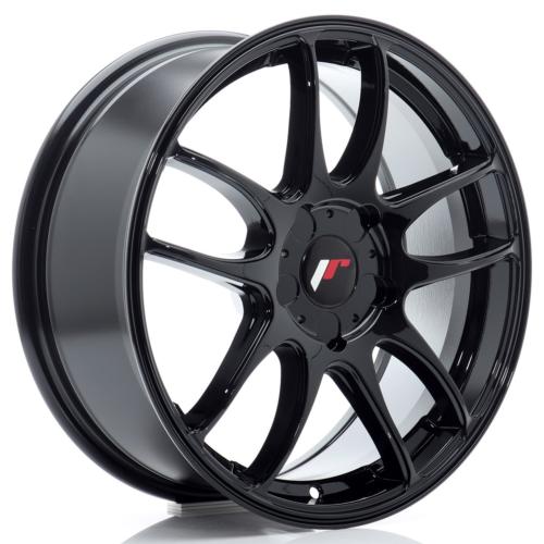 Jante JR Wheels JR29 17x7 ET20-48 - 5 trous sur mesures - Noir brillant
