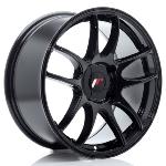Jante JR Wheels JR29 17x8 ET20-38 - 4 trous sur mesures - Noir brillant
