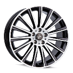Jante Keskin KT18 17x7 ET40 5/114.3 BLACK FRONT POLISH
