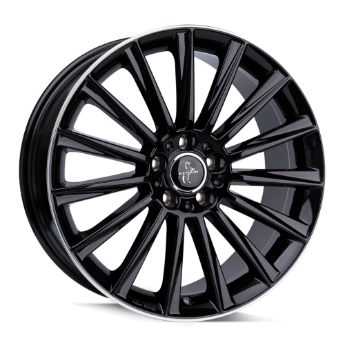 Jante Keskin KT18 17x7 ET48 5/112 BLACK LIP POLISH