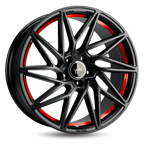 Jante Keskin KT20 19x8.5 ET40 5/114.3 MATT BLACK RED INSIDE