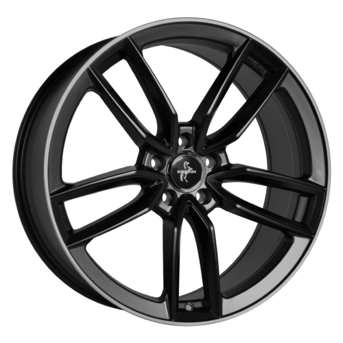 Jante Keskin KT21 20x8.5 ET30 5/112 MATT BLACK LIP POLISH