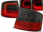 Paire de feux arriere Audi A6 C5 de 05/1997 a 05/2004 break LED rouge fume