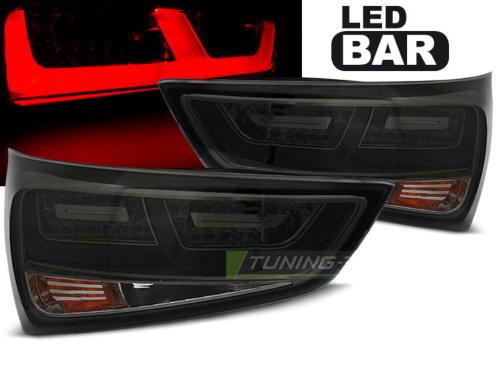 Paire de feux arriere Audi A1 de 2010 a 12/2014 LED BAR fume