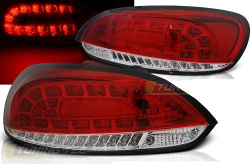 Paire de feux arriere VW Scirocco 3 08-14 LED rouge blanc