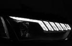 Paire de feux phares Audi A4 B8 de 2012 a 2015 Xenon DRL led noir Seq