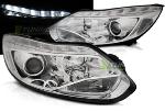 Paire de feux phares Ford Focus MK3 11-14 Daylight led chrome