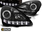 Paire de feux phares Mercedes SLK R171 04-11 XENON Daylight led Noir