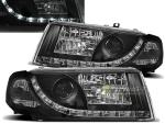 Paire de feux phares Skoda Octavia 00-04 Daylight led noir