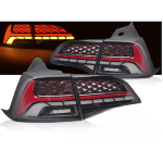 Paire de feux arriere Tesla Model Y de 2020 a 2024 Noir Rouge - FULL Led