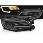 Paire Feux Phares Subaru WRX de 2008 a 2014 FULL LED DRL Dyn Noir