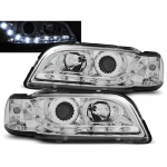 Paire de feux phares Volvo S40 / V40 96-00 Daylight led chrome