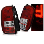 Paire de feux arriere Dacia Duster 10-17 LED BAR rouge blanc
