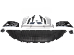 Pare choc avant pour Audi A6 C7 de 2014 a 2018 Look Sport PDC/ACC