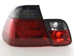 Paire feux arrière BMW Serie 3 E46 Berline 2002 a 2005 Rouge Fume Led