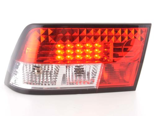 Paire de feux arrière Opel Calibra 1990 a 1998 Rouge Chrome Led