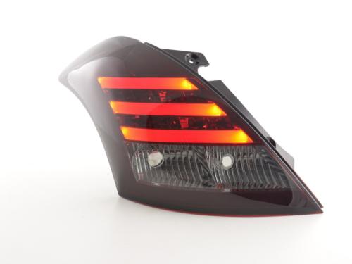 Paire feux arrière Suzuki Swift Sport 2011 a 2013 Rouge Fume Led