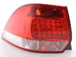 Paire de feux arrière VW Volkswagen Golf 5 Break 07-09 Rouge Chrome Led