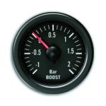 Manometre YoungTimer, pression de turbo, boost, noir, Diametre 52mm