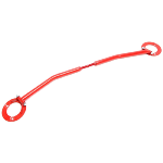 Barre anti rapprochement acier Avant BMW serie 3 E36 316i - 318i M40 1990 a 1993 - rouge